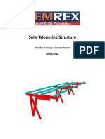 Solar Mounting Structure: Structural Design Concept Report 09/03/2564