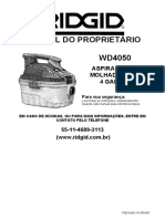 Manual - Aspirador WD 4050 - 4070