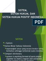 Sistem Dan Sistem Hukum