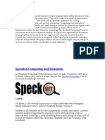 Speckled Computing