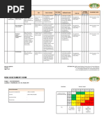 Risk Assessment Form: Project: Gem Residences Location: E. Rodriguez Ave. C5, Pasig City