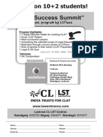 "CLAT Success Summit": Attention 10+2 Students!