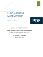 Fundamentos matemáticos: propiedades numéricas