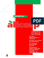 Manual de Organizacion y Funciones Empresa Alicorp