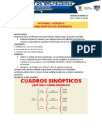 A1biii Cuadro Sinóptico Porfiriato Historia de México Ii