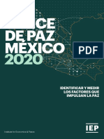 indice de paz México 2020