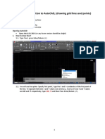 Introduction to AutoCAD: Drawing Grid Lines and Points (Tutorial 1