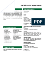 Description Technical Data: BOYSEN® Quick Drying Enamel