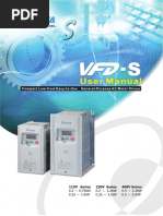 Delta Electronics Vfd007s23a User Manual