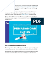 Pemasangan Infus