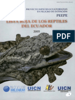 Libro Rojo de Reptiles de Ecuador