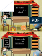 Repoted Speech Game