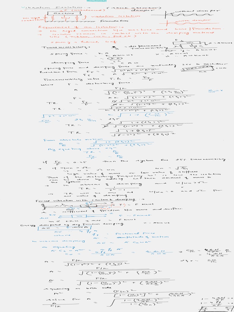 Vibration Isolation and Transmissibility PDF