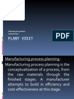 Mechanical Manufacturing Process Planning