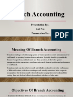 Branch Accounting by Rahul Negi