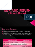 Risk N Return Pada Bisnis Tunggal (Pertemuan 2)