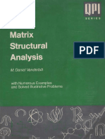 Matrix Structural Analysis by m. Daniel Vanderbilt (Z-lib.org)