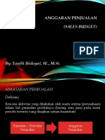 Anggaran Penjualan: (Sales Budget)