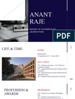 Anant Raje: History of Contemporary Architecture