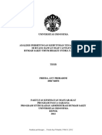 Analisis Perhitungan..., Frieda Ayu Prihadini, FKM UI, 2012