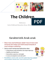 The Who of Early Childhood - Children Families Teachers