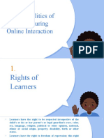 Learners Rights and Responsibilities