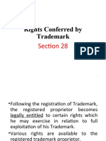 Rights Conferred by Trademark