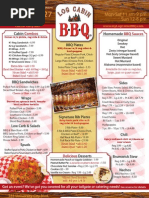 Dickey's BBQ Takeout and Delivery Menu | PDF | Barbecue | Sausage