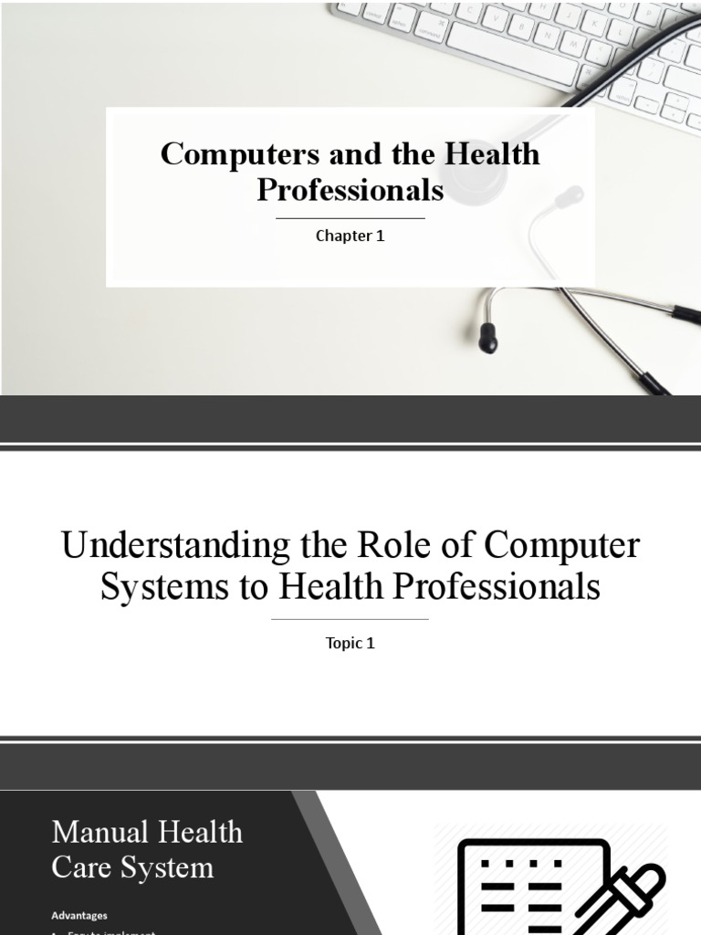 Computers in Healthcare: An Overview | PDF | Health Informatics ...