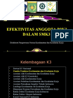 Efektifitas p2k3 Dalam Smk3