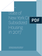 State of New York City's Subsidized Housing in 2017