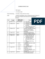 Lembar Konsultasi Kti