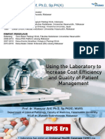 Using Laboratory Tests to Increase Cost Efficiency and Quality of Patient Management