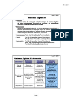 Sistemas Digitais III - Introdução à modelagem de sistemas dinâmicos com eventos discretos