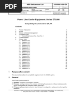 1KHW001490PE Compatibility Requirements For ETL600