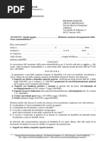Modello Richiesta Esenzione