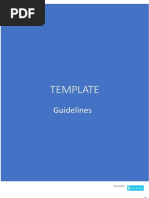 Template Guidelines