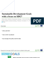 Sustainable Development Goals With A Focus On SDG7