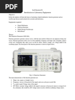 Lab Session 01 Introduction To Laboratory Equipments: Objective