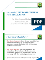 Probability Distribution For Simulation: Dr. Rika Ampuh Hadiguna Elita Amrina, PH.D