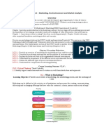 Marketing Process and Environmental Analysis