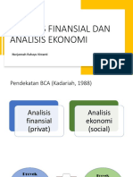 Analisis Finansial Dan Analisis Ekonomi