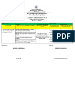 Learning Intervention Plan: Bulawan National High School