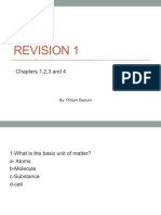 Chapters 1-4 Biology Revision