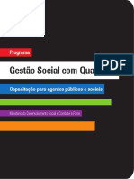 Programa Gestao Social Com Qualidade Capacitacao Para Agentes Publicos e Sociais