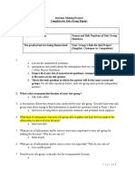 DM Sub Group Report Template