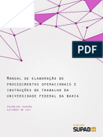 Manual de Elaboração de Procedimentos Operacionais e Instruções de Trabalho