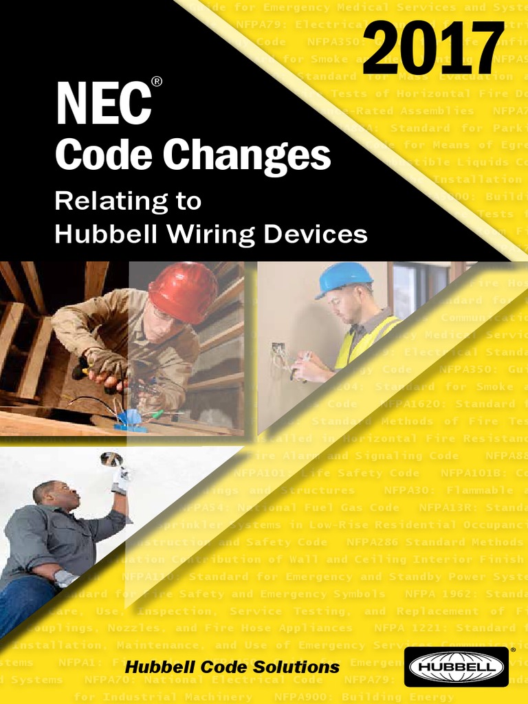 Hubbell 2017 NEC Code Changes | PDF | Ac Power Plugs And Sockets ...