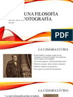 Hacia Una Filosofía de La Fotografía