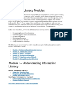 Information Literacy Module